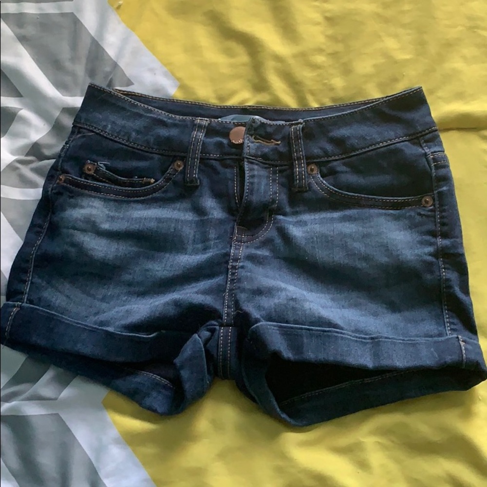 Denim shorts